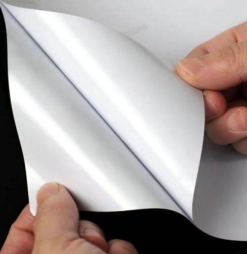 IMPRESSÃO ADESIVO METRO QUADRADO VINIL BRANCO BRILHO UV